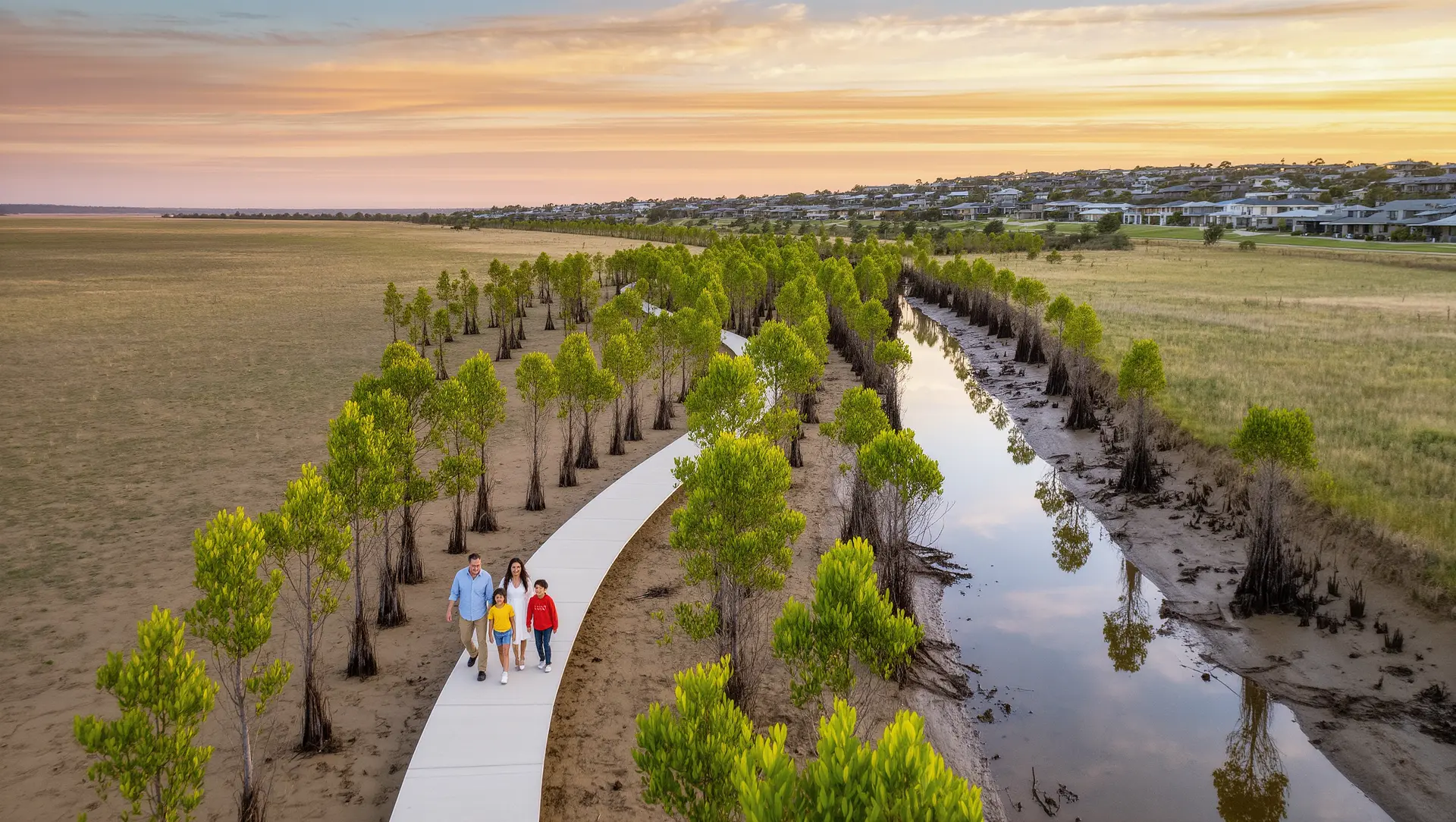 Creek corridor & parklands